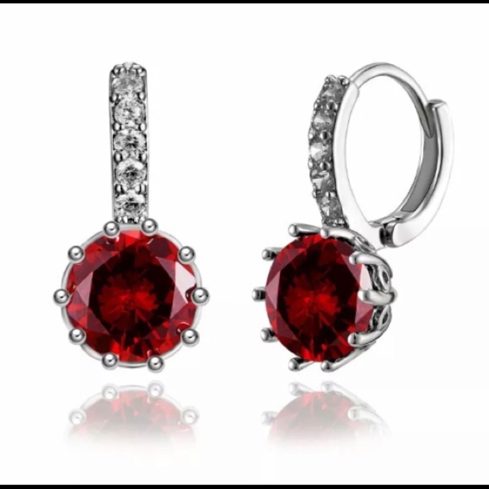 Red earrings